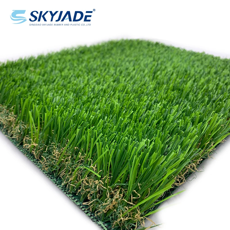 Artificial Green Grass Wall Hedge Panel Pile Height 45mm 12000 Detx 6+8 16800 Density for Soccer Field or Garden Decor