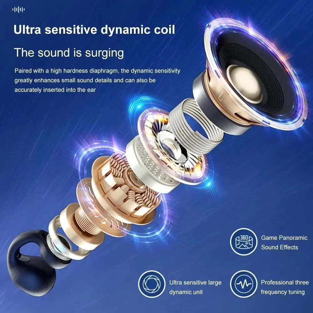 OEM T75 Open Earhook Wireless Headphone Headset TWS Earphone Wireless TWS Earbuds Headphones Earphones