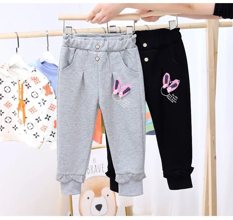 
Factory Price Popular Soft Comfortable Girls Kids Trousers Long Pant(0-6 years) 