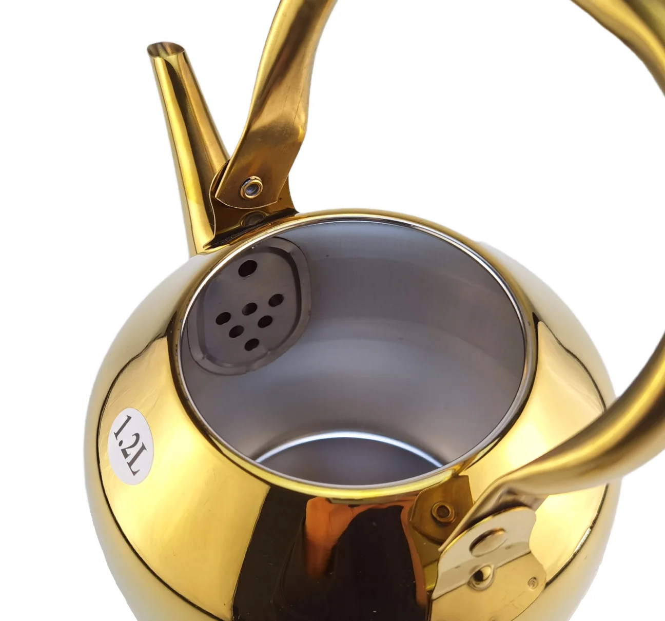 factory direct golden plating water kettle 1.2/1.5/2/3/4L Arabic 201stainless steel tea pot