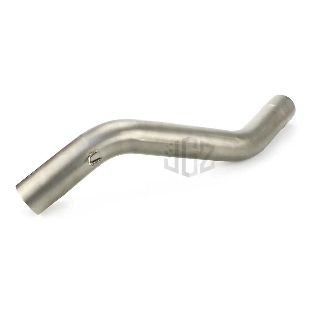 Motorcycle Exhaust Pipe Stainless Steel Middle Link Pipe Connector Escape Muffler For KAWASAKI ZX-10 2008 2009 2010 Accessories