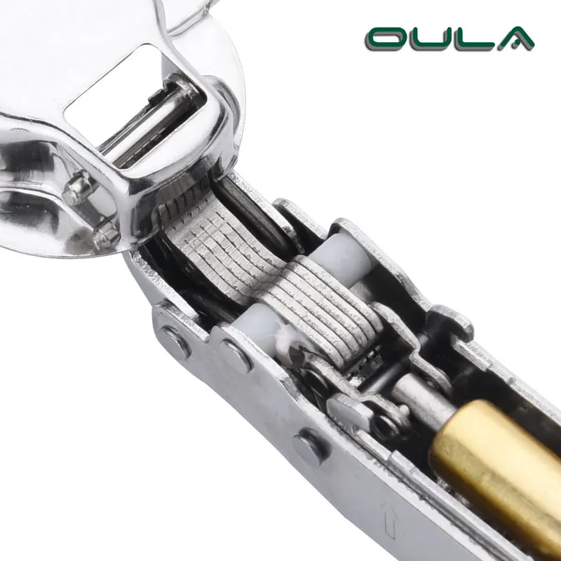 High Quality Stainless Steel 201 Adjustable 3D Cabinet Hinge Modern Iron Hydraulic Furniture Hinge Kitchen Dining Home Furniture