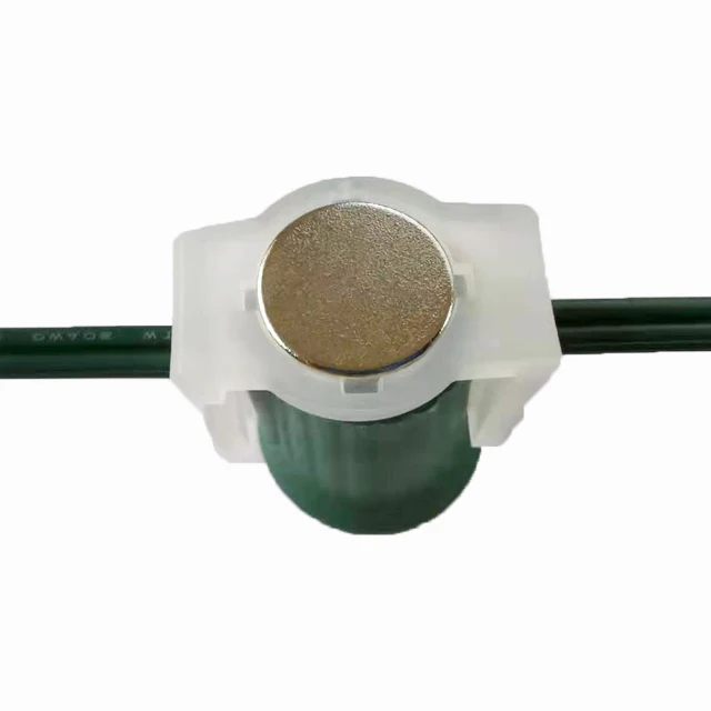 
custom Nickel all purpose magnetic shingle tab window mini clips adhesive c7 c9 c led christmas string light deck tree clip 