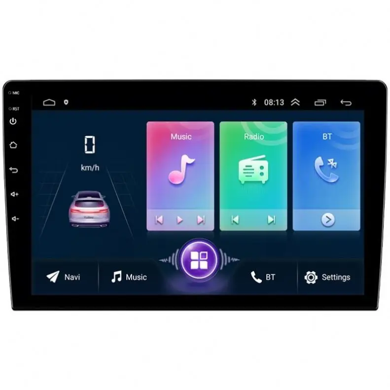 9 0 Android новый продукт GPS навигация дюймов автомобиль 1 + 16 ГБ Wifi BT Универсальный автомобильный аудио