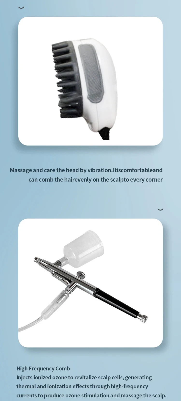 New 7 In 1 Hair Scalp Analyzer Hair Growth Machine Hair Care Treatment Regrowth Machine For Salon Use