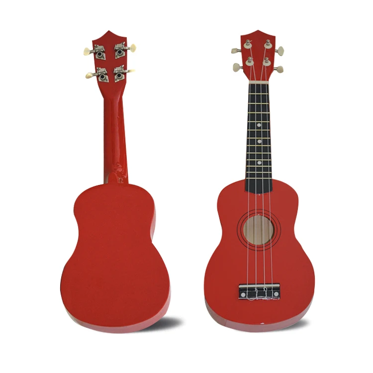 China Manufacturers Wholesale Set Cheap 21 Inch Soprano Multiple Color Wood Ukulele