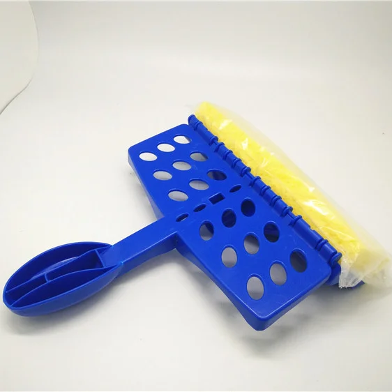Factory Floor Mop with Long Steel Handle Foldable Window Cleaning Mop Sponge Squeeze Head Sponge Cleaning Mops for Home Use