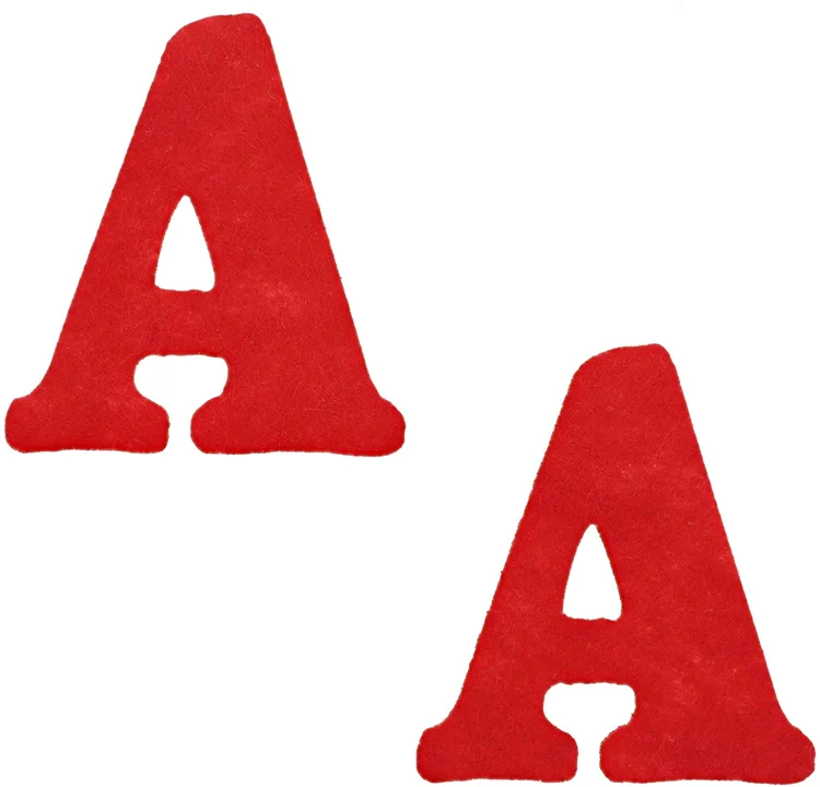 Factory wholesale colorful wool felt number felt letter uppercase lowcase alphabet felt fabric letters for DIY arts and crafts