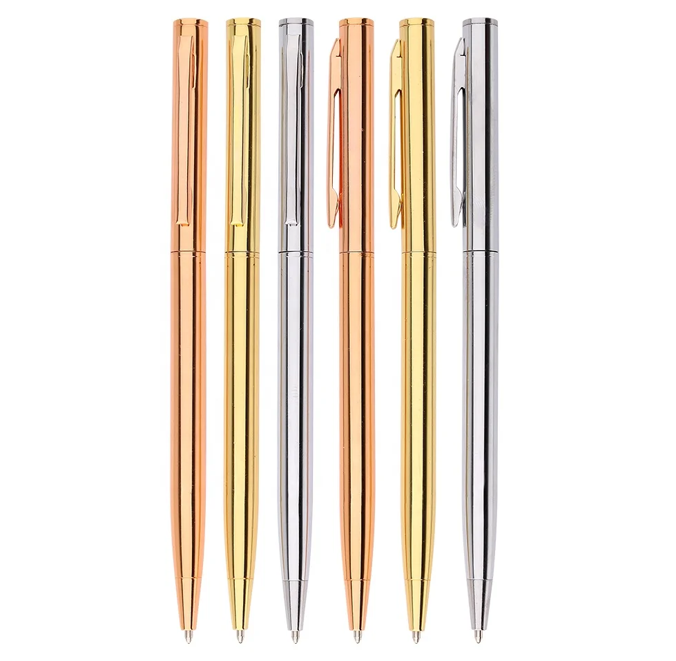 quality biro diamond princess pens oem pink rose golden bling girls fashion ballpoint pen stationary and school supplies