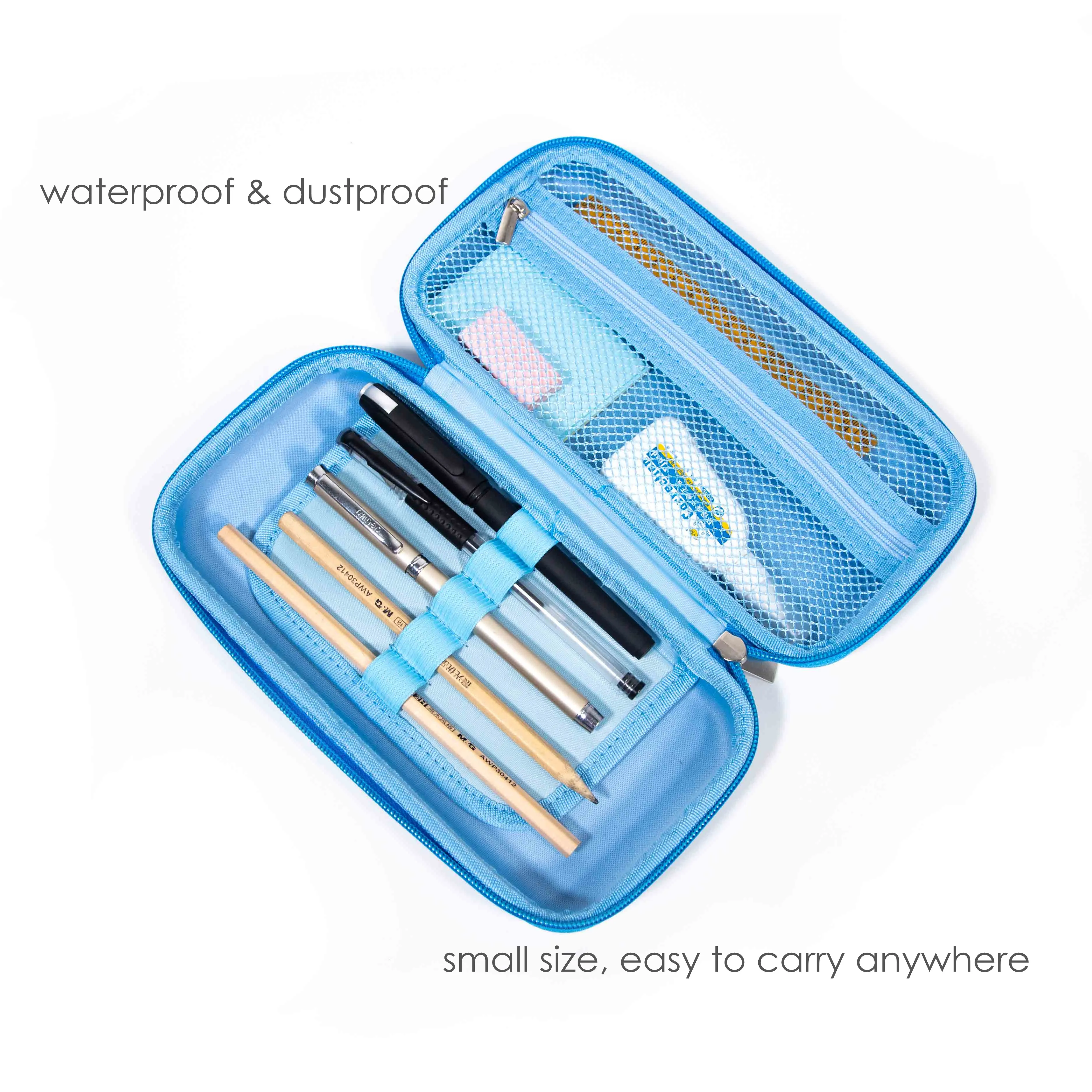 2024 Модный милый мультяшный 3d канцелярский ящик для хранения большой емкости трехмерный квадратный водонепроницаемый студенческий пенал