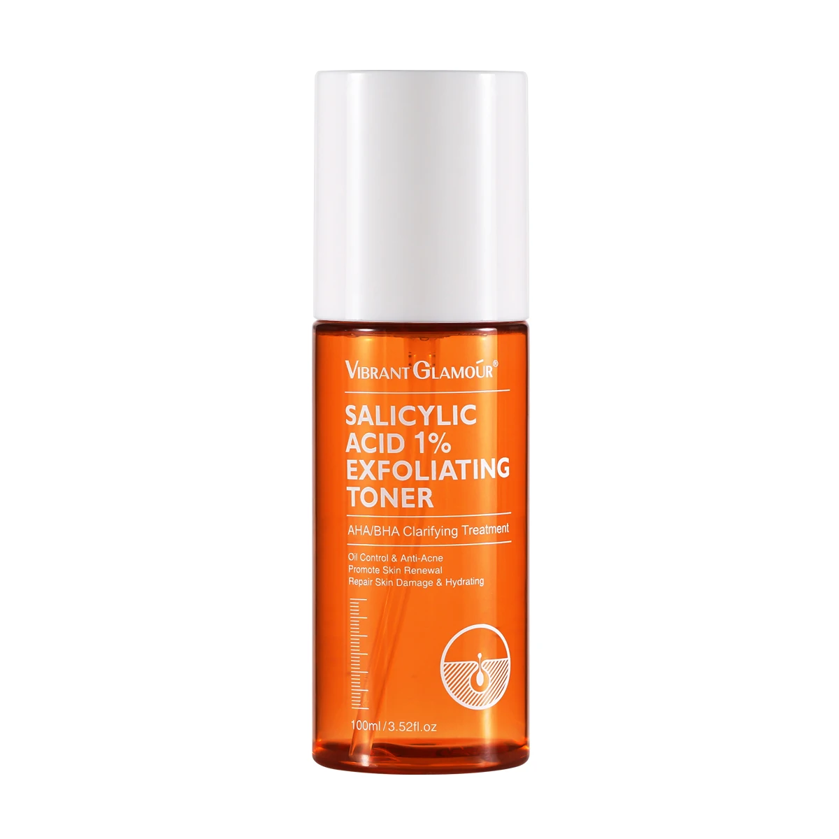 VIBRANT GLAMOUR Salicylic Acid 1% Exfoliating Toner Anti-acne Oil Control Toner