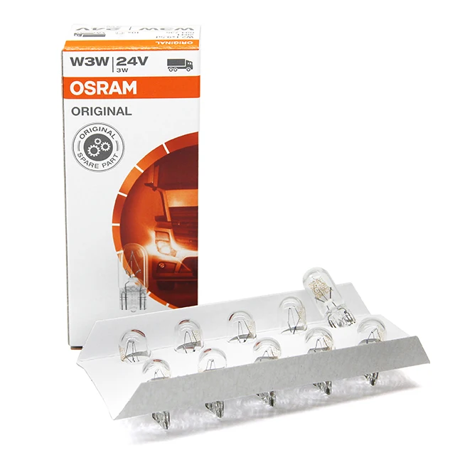 Osram 2841 W3W 24V 3W Made in Slovakia W2.1*9.5d Halogen bulb Truck Bulbs