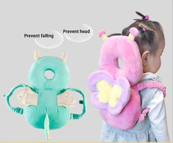 Toddler Baby Head Protection Cushion Backpack wear Pillow Baby Learning to Walk Safety Headrest