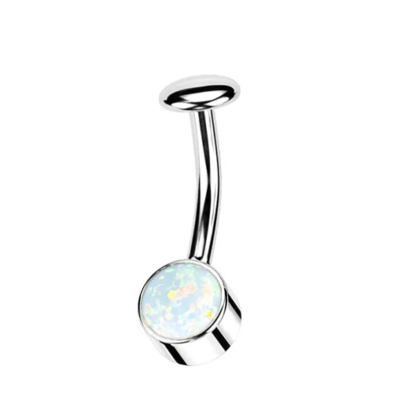 Wholesale G23 Implant Grade Titanium Opal Navel Piercing Floating Belly Jewelry Belly Button Rings