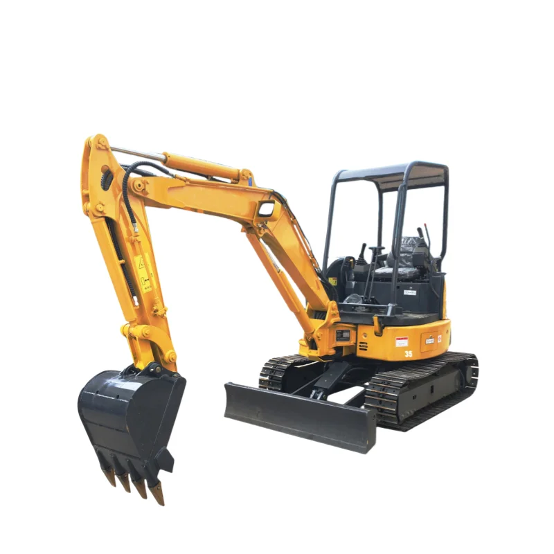 High performance excavator 0.8-3.5 tons hydraulic mini excavator accessories flexible