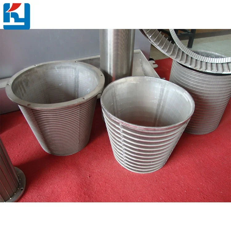 Vibrating centrifuge sieves filter basket starch stainless steel 51 mm gravity screens