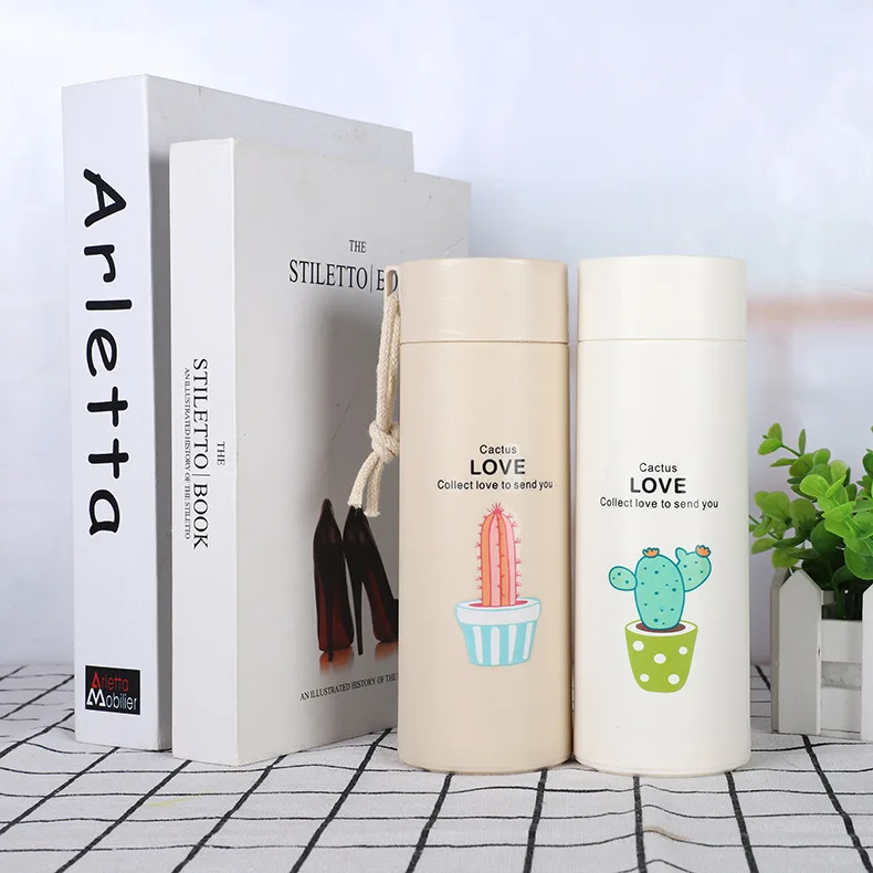 Creative Portable Portable Glass Cup Gift Advertising Water Bottles Printing Logo