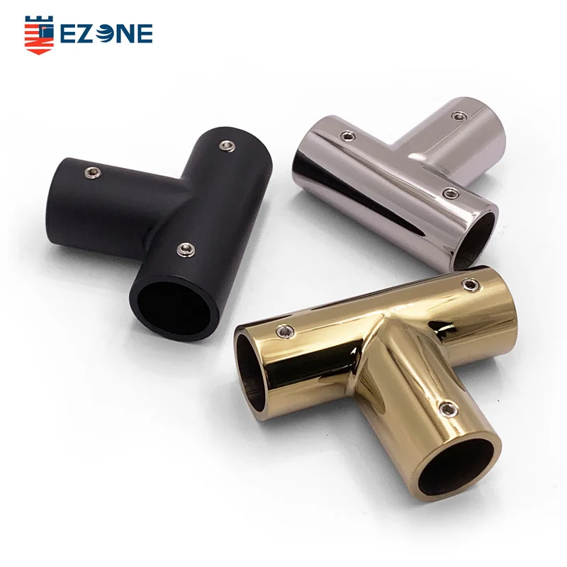 Black Door Frameless Shower Stabilizer Bar 10mm Tempered Glass with Brass Material for Bathroom Use