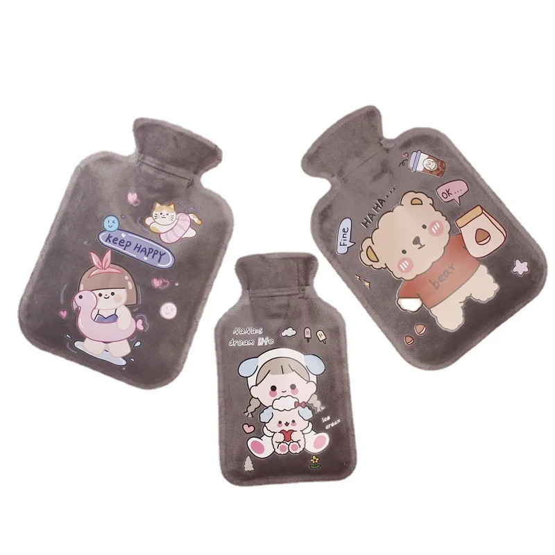 New water injection warm hands hot water bottle cute cartoon hand warmer hot water bottle