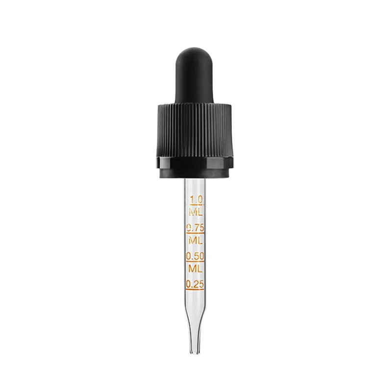 
Wholesale Empty Glass Dropper With Glass Pipette Smoothly White Cap For Essential Oil Or Serum Using For 30 Ml Bottle 