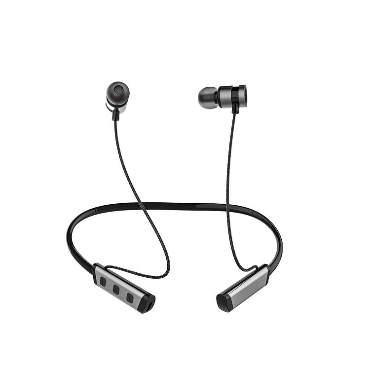 
High Quality 130mah 10h Working Time Easy Taking Magnetic HIFI Earphone In ear Sports Neckband Wireless Earphone 