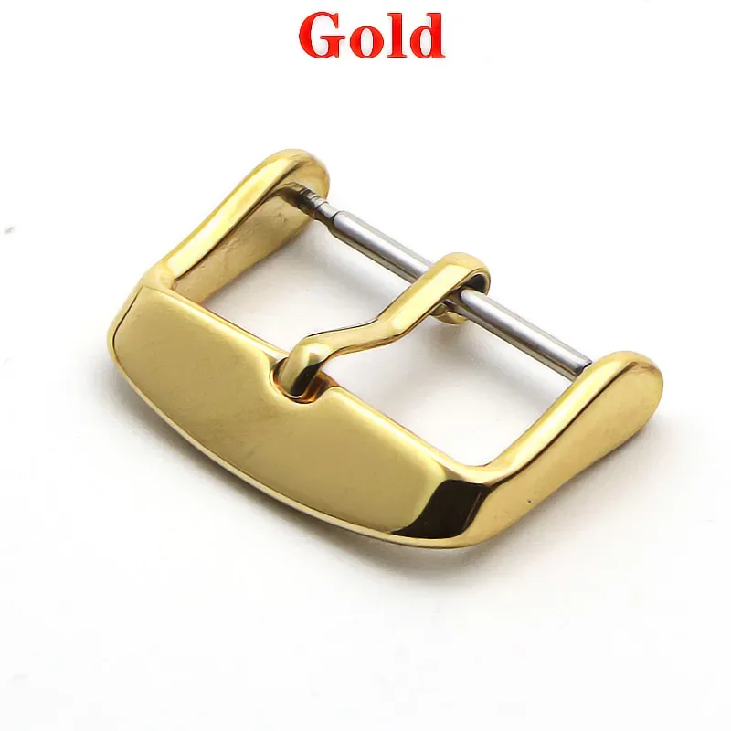 Metal Belt Stainless Steel Watch Band Strap  Clasp 16mm 22mm 20mm 18mm Watch Pin Buckles
