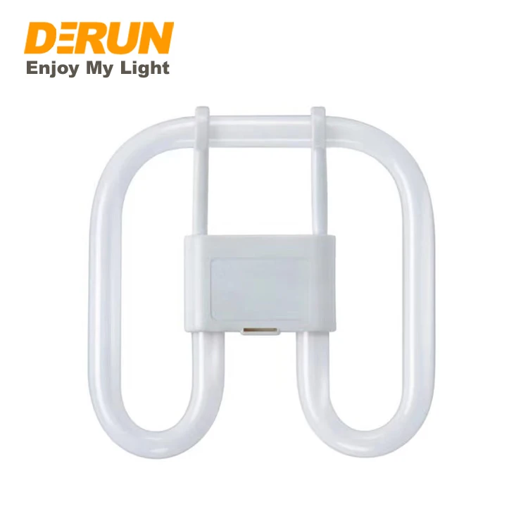 CE RoHS10W 16W 21W 28 Plug In Tri-phosphor Circular Compact 2D Fluorescent Tube Lamp Energy Saving Bulb GR10Q