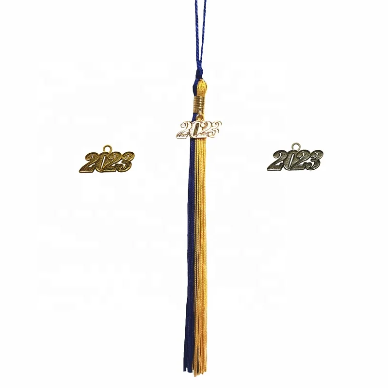 Maroon/Gold two color  Multicolor Academic Grade Graduation Tassel  graduation tassels