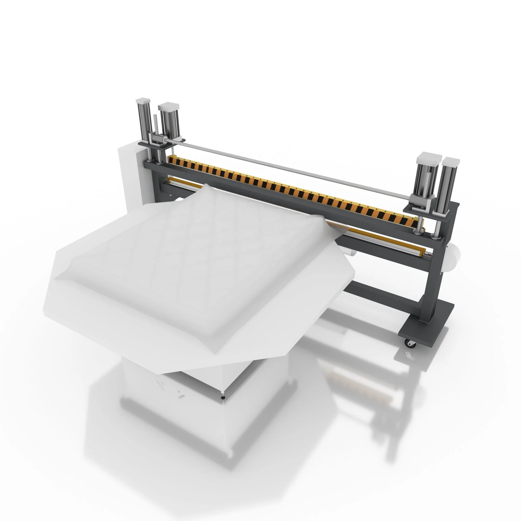 PK01 High performance and easy operation semi-automatic mattress plastic film packing machine mattress sealing machine