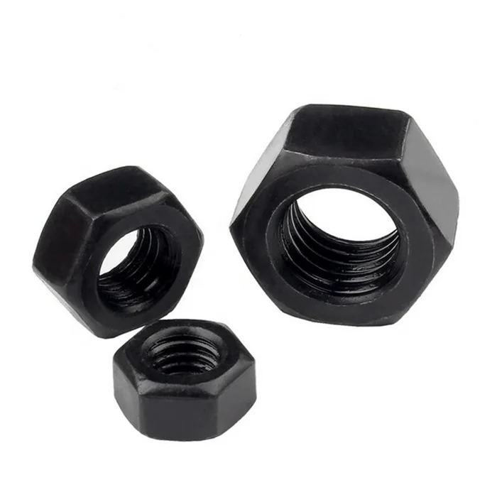 Good Quality plastic nylon black Hex Nut