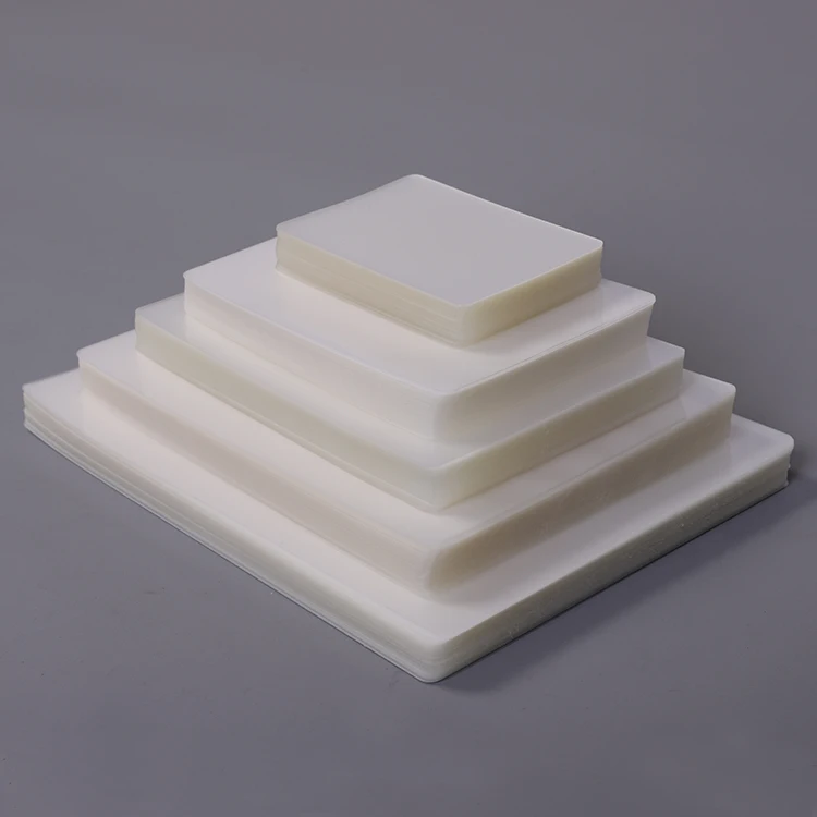  pvc film for id card 54*86mm 250mic pouch thermal lamination protecting cards