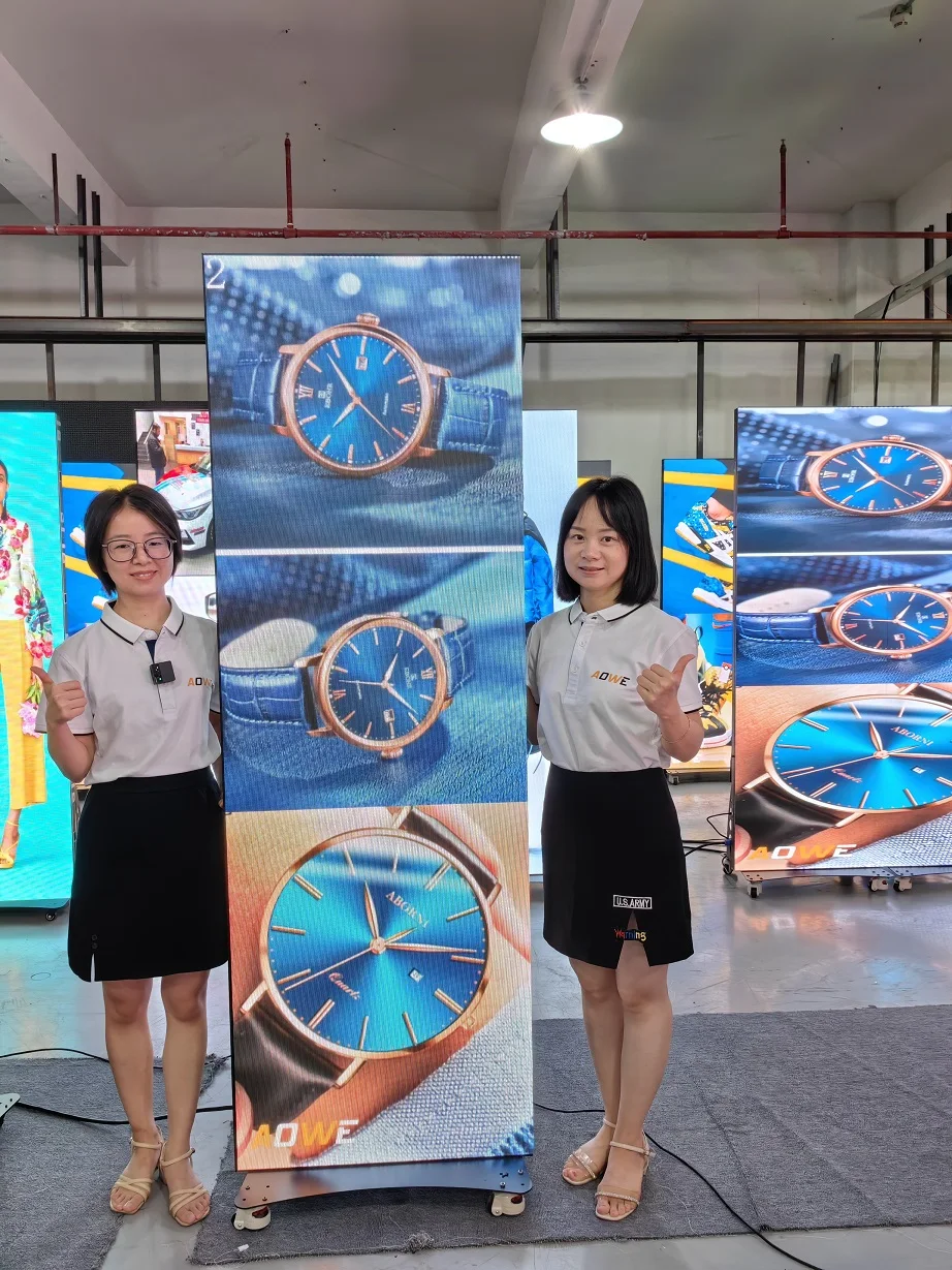 New arrival floor standing poster LED Display indoor outdoor waterproof Custom led digital commercial Poster