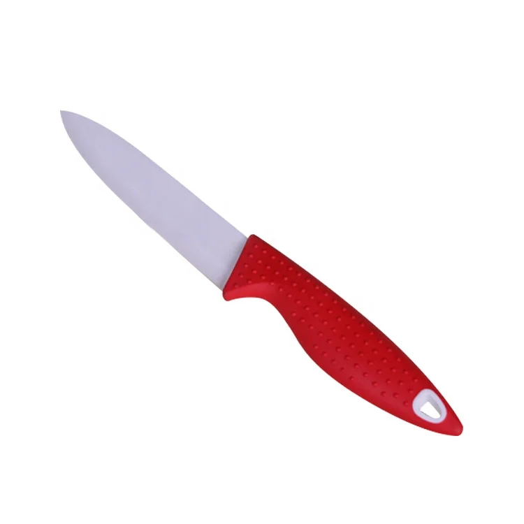 Best Selling Ceramic Blade Cook Knife Soft Handle Household Ceramic Knife Set With Sheath