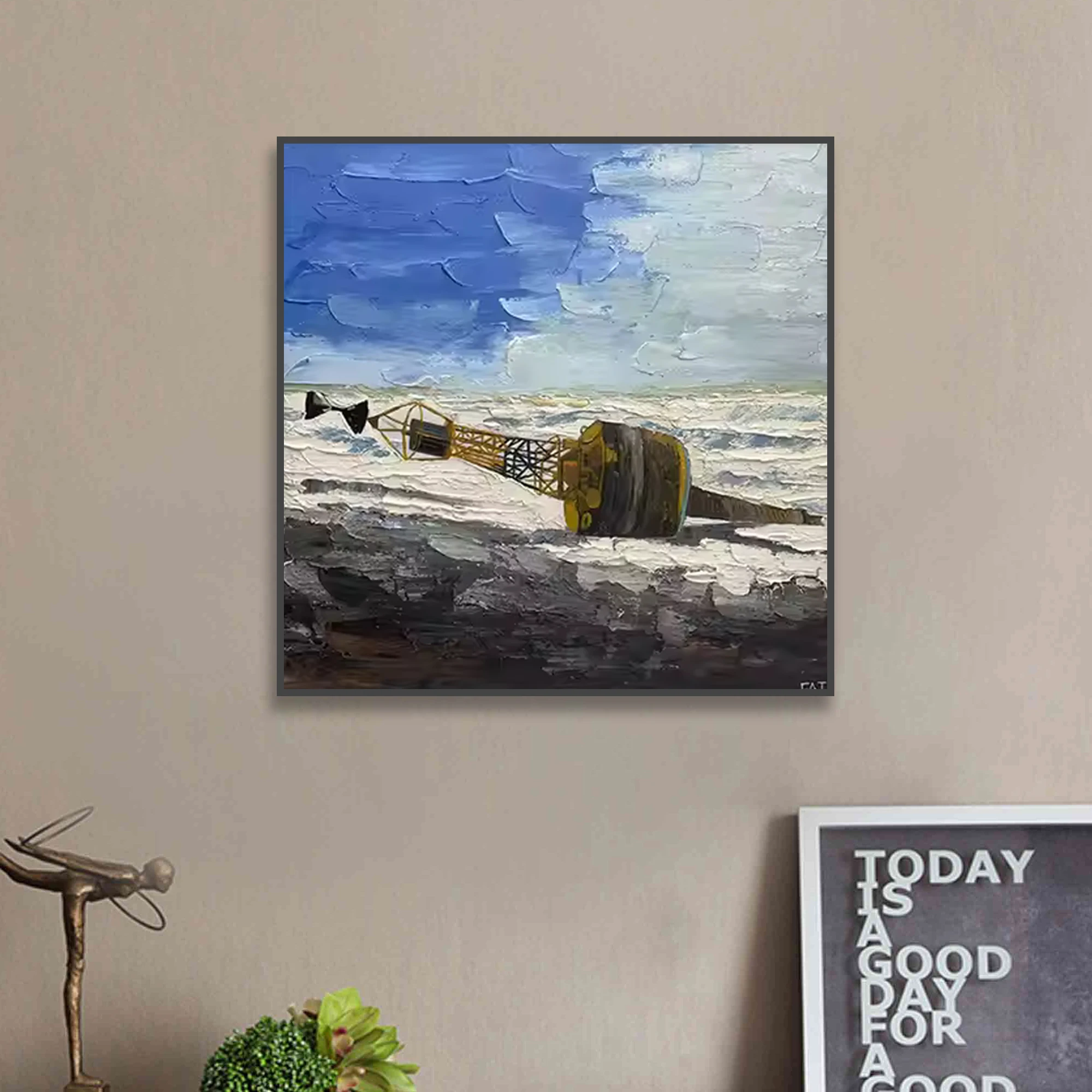 Home Decor Hand Paintings Handpainted Texture Wall Decor Artwork Abstract Oil Paintings Art Canvas
