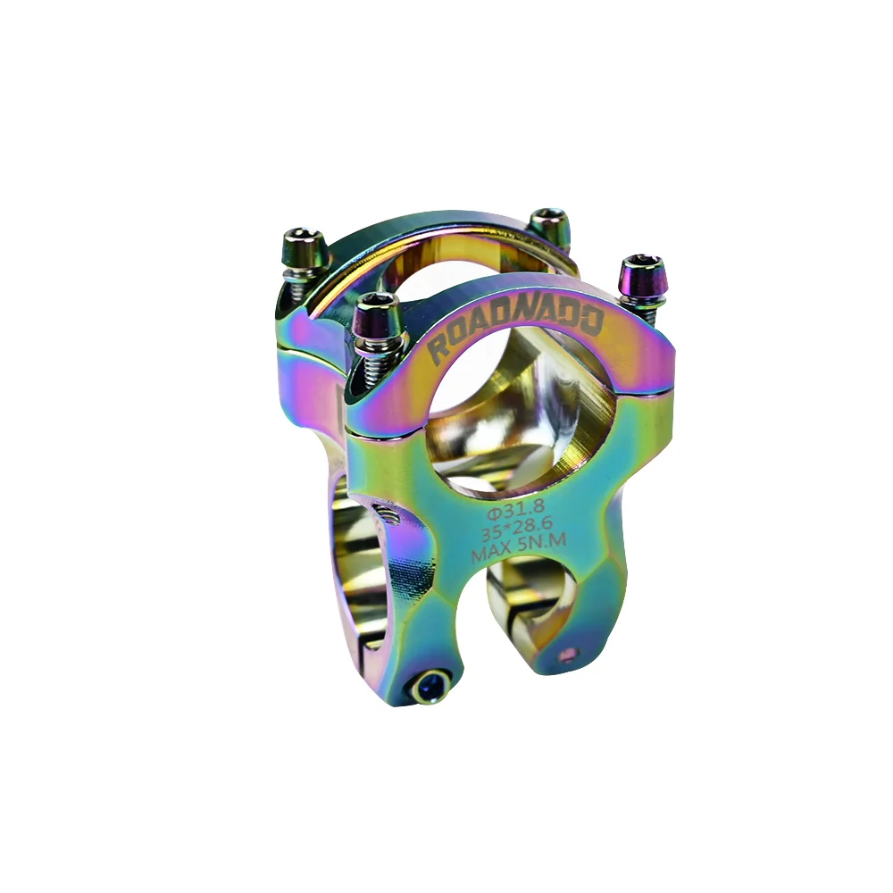 ROADNADO MTB Short Stem CNC Aluminum Alloy 31.8mm Bicycle Stem for Mountain Cycling Road Bike Parts