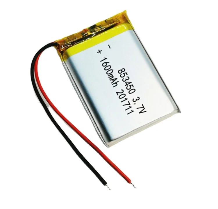 3.7V 1600Mah 5.92Wh 853450 Li-Ion Lithium Li-Polymer Polymer Battery For GPS
