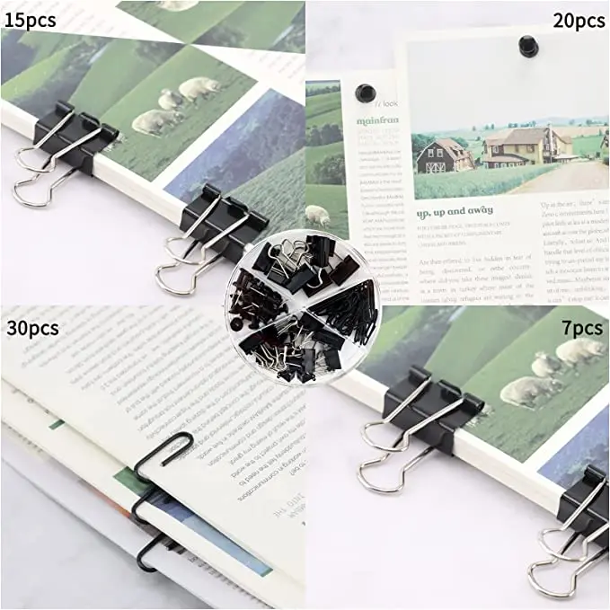 Office Desk Organizer with 6 Compartments + Pen Holder / 72 Accessories