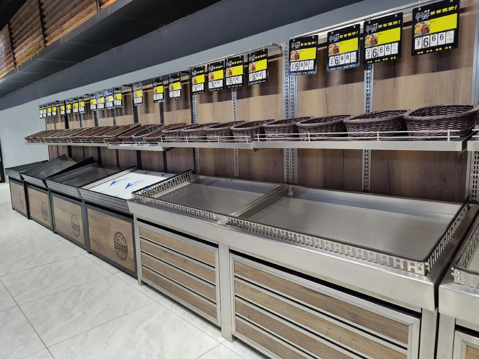 High Quality Standard Heavy Duty Shelves For Retail Store Racking Gandola Shelves Supermarkets Gondola