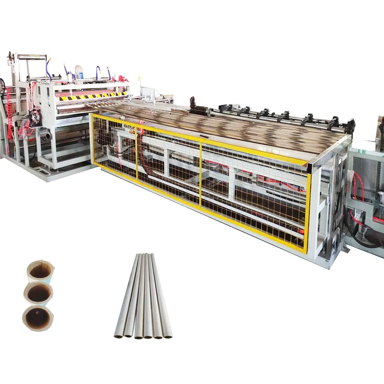 Fireworks Firecrackers Toilet Paper Core Parallel Cardboard Tube Rolling Cutting Making Machine