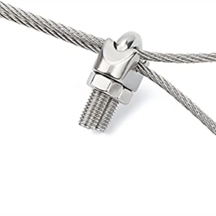 M2-M22 Hardware Rigging Cable Clamps Stainless Steel Wire Rope Clip U Bolt Saddle Clamp
