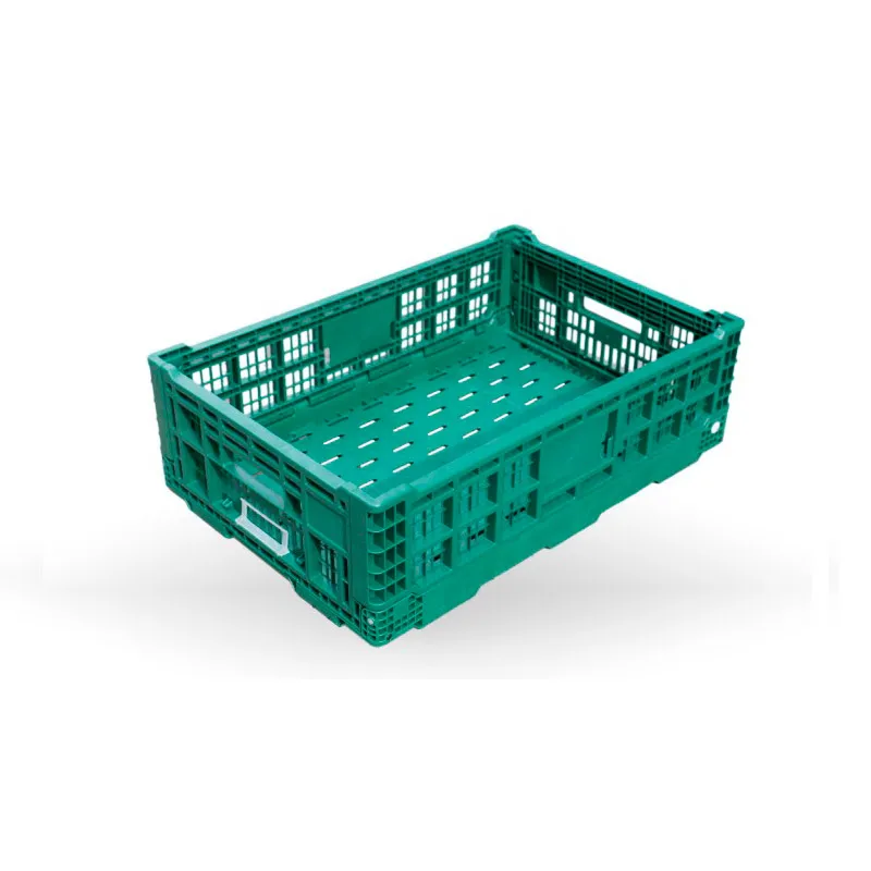 Collapsible plastic crate customized, recyclable plastic folding crate
