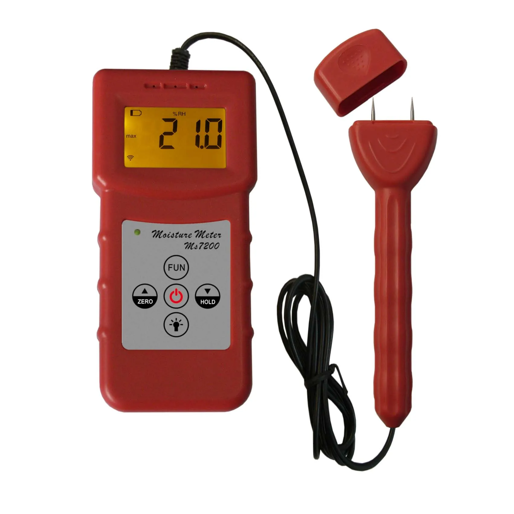 MS7200 Pin Moisture Meter 2 Pins Moisture Meter Wood Moisture Meter Paper Moisture Meter