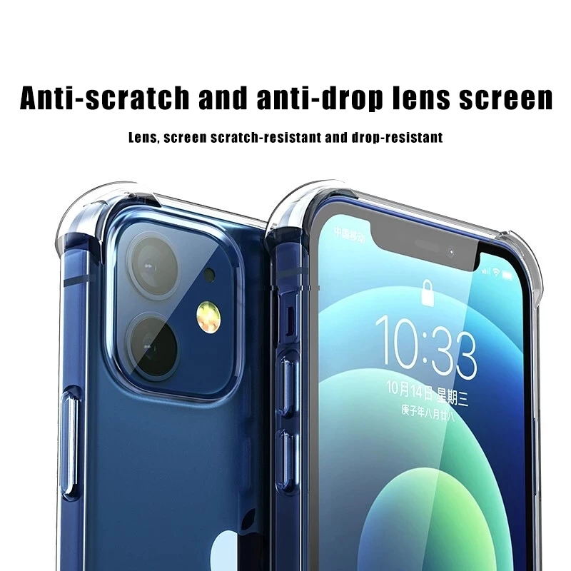 Transparent Shockproof Silicone Case