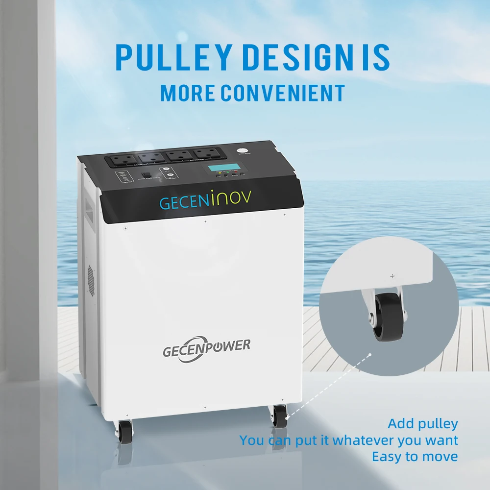 Geceninov 1kw 2kw 3kw Portable Solar Generator 3000w 5000w 6000w 1000w Home Solar Generator Portable 220v 240v
