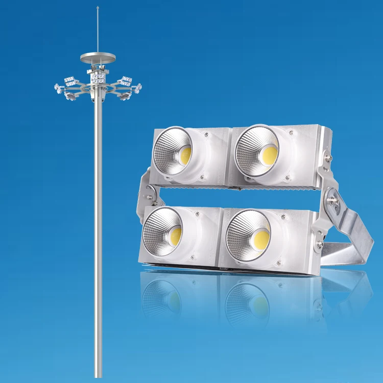 High Quality Customized Outdoor 15m 20m 30m 40m high mast light pole