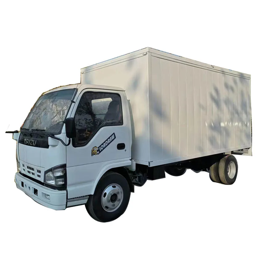 4 Meters Box Van Cargo Trucks with Tail Lift