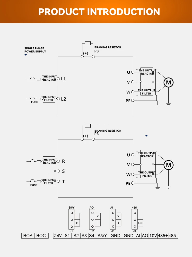 inverter converter vfd single three phase ac 220v to 380v power supply  factory direcy sale inverts