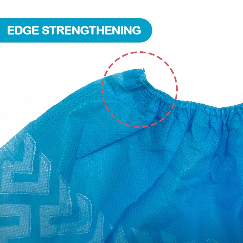 Disposable Medical PP Non Woven shoe covers Protective  with CE ISO