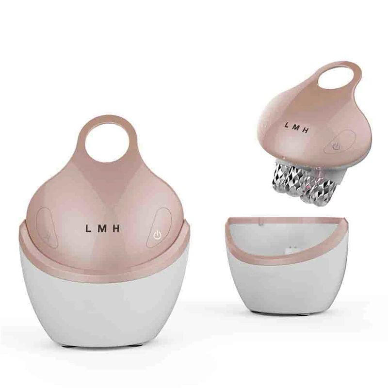 4D Electric Anti Aging Wrinkless Improve Facial Contour Facial Beauty Roller Massager