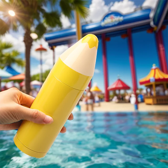 280ML Pencil shaped Creative Color Stainless Steel Vacuum Drink Children Water Bottle Vacuum Flasks Thermoses For Kids